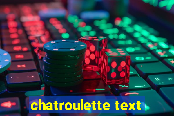 chatroulette text